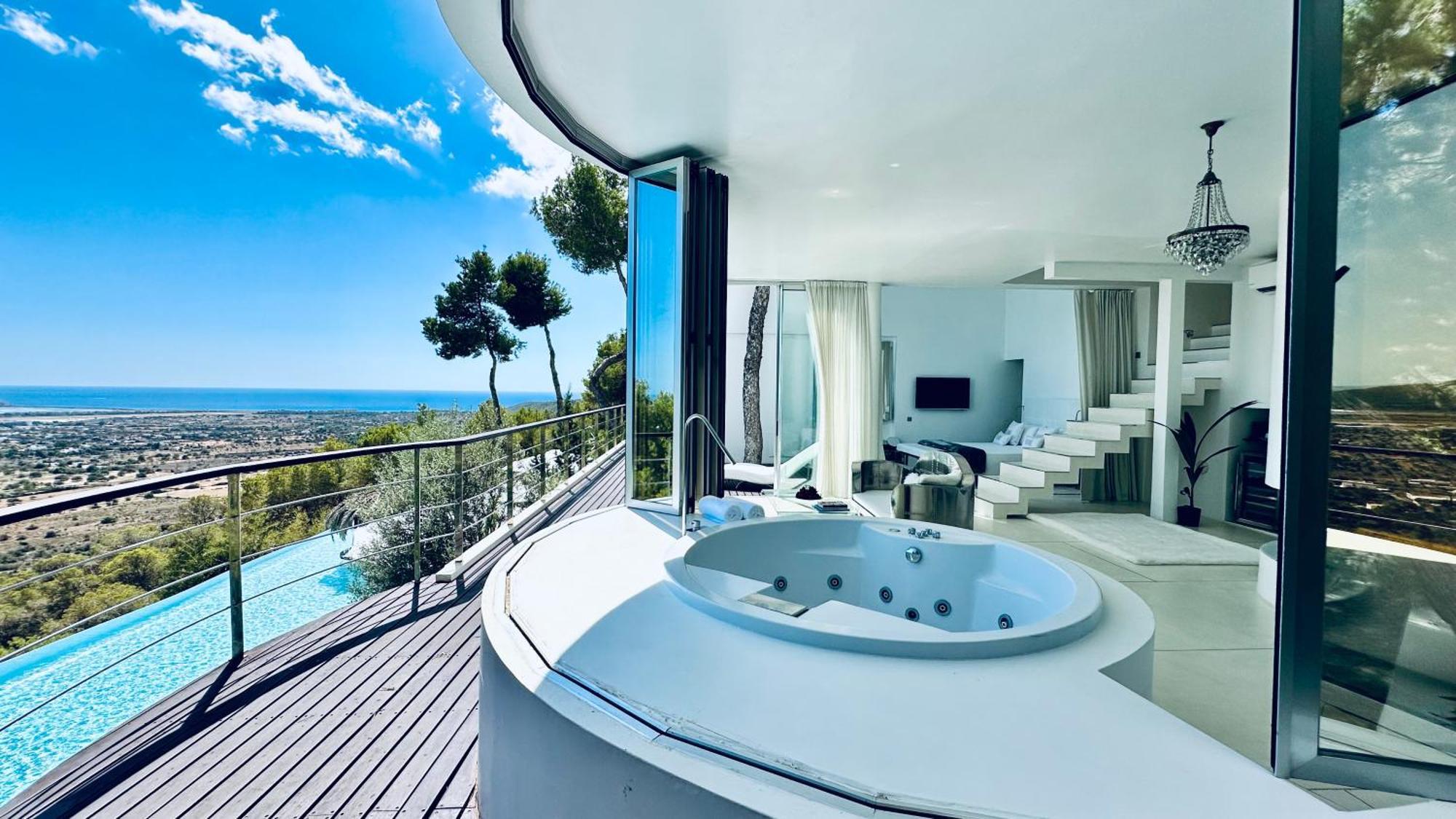 Villa Roca Ibiza - Un Paraiso Premium A Solo 10 Minutos De La Ciudad De Ibiza Y De Las Playas Cala Jondal Y Salinas Sant Jordi de ses Salines Eksteriør billede